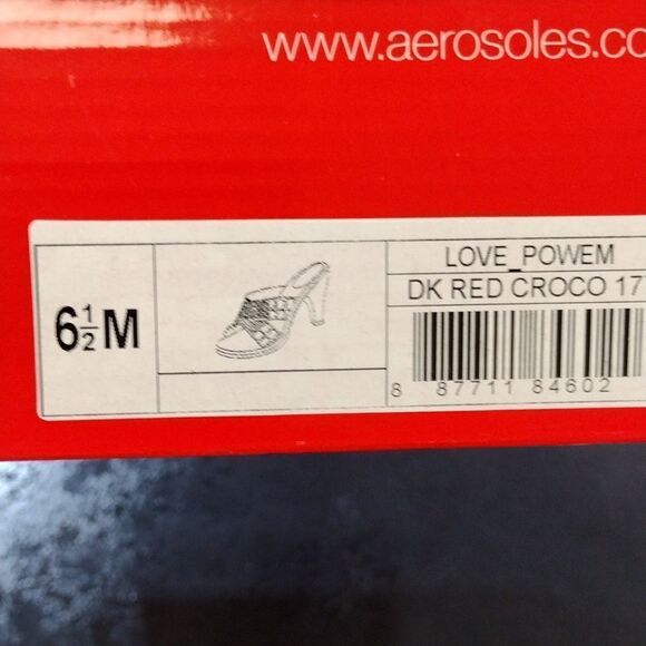 Aerosoles red shoes - Picture 6 of 6